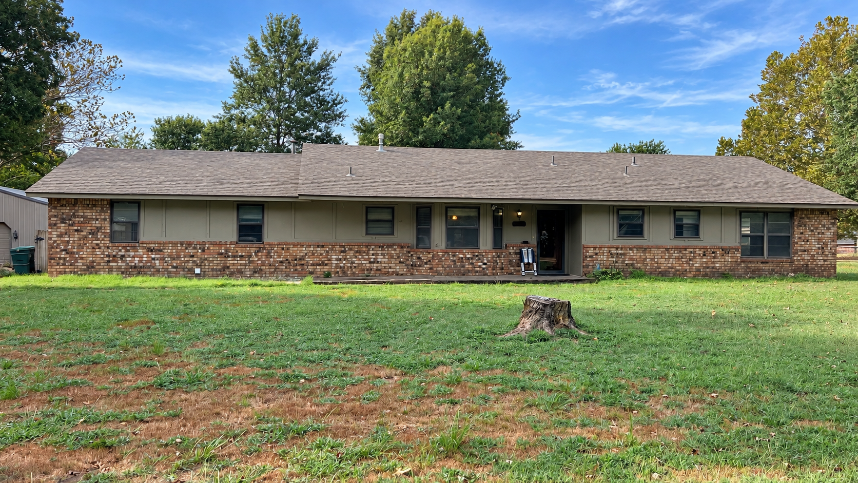 Brick ranch home from Corbett’s Broken Arrow buyer-representation example